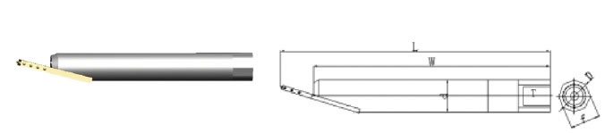 Parámetros técnicos del Portasondas de perforación con conexión de 8 direcciones